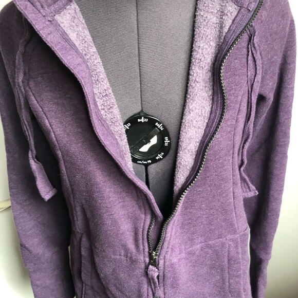 MANDETTA | NWOT | Purple Long Zip Up Hoodie | XS - Picture 8 of 9